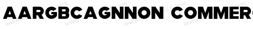 AaRGBCAGNNon CommercialUse字体转换